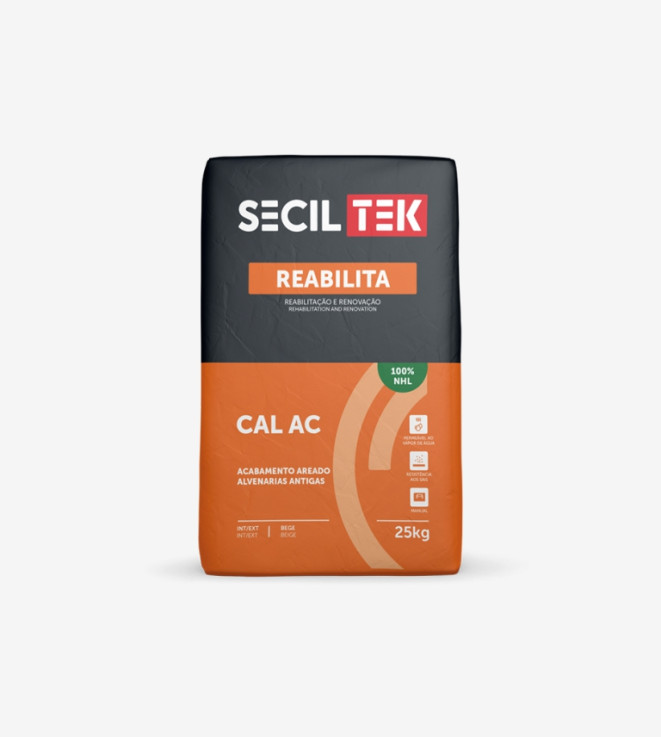 MORTERO DE ACABADO DE CAL HIDRAULICA SECILTEK