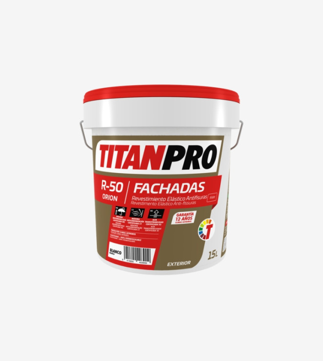 TITANPRO R50 REVESTIMIENTO ELASTICO ANTIFISURAS MATE