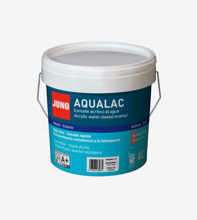 ESMALTE ACRILICO AQUALAC MATE BASE JUNO