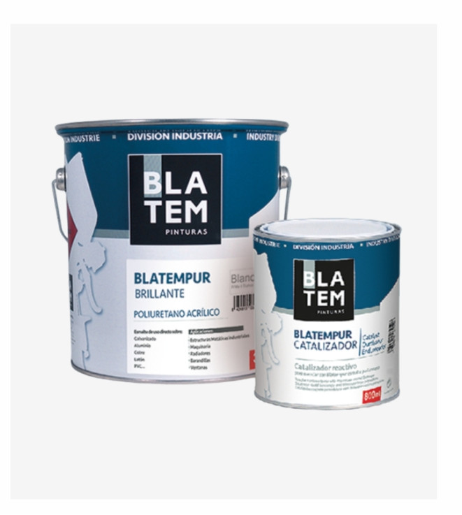 KIT ESMALTE DE POLIURETANO BLATEMPUR BLANCO BLATEM