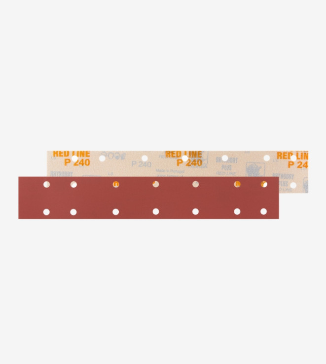 LIJA RHYNOGRIP RED LINE TIRA 81X133 8AG INDASA