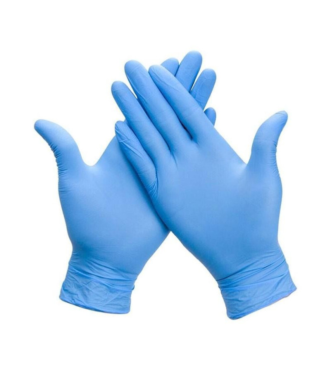 GUANTES NITRIHAND NITRILO AZUL BIODEGRADABLES