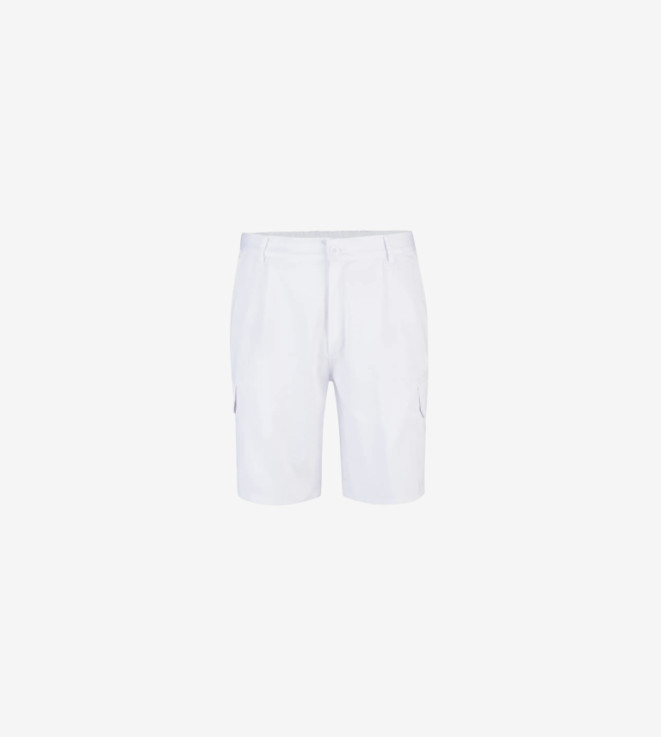 PANTALON BERMUDA MULTIBOLSILLO BLANCO VELILLA