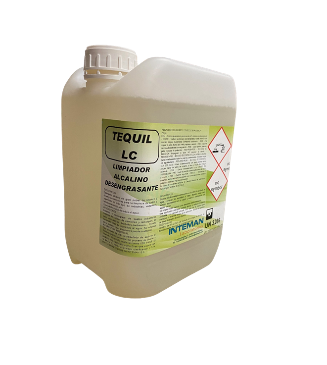 LIMPIADOR ALCALINO DESENGRASANTE TEQUIL LC INTEMAN 5L