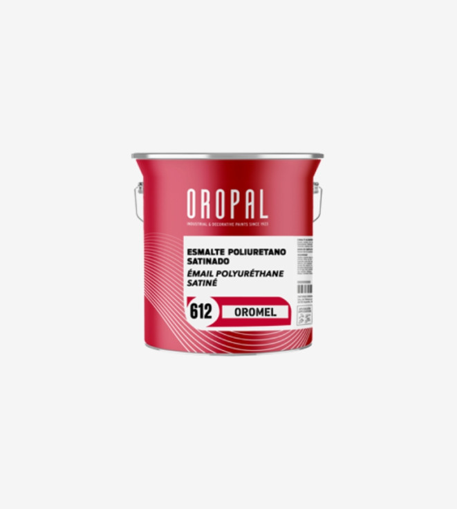 ESMALTE  POLIURETANO SATINADO OROMEL 612 BLANCO COMP. A OROPAL 750ML