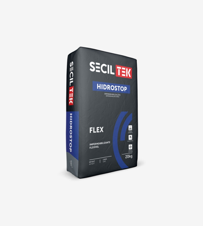 MORTERO IMPERMEABILIZANTE HIDROSTOP FLEX 20 KG SECIL