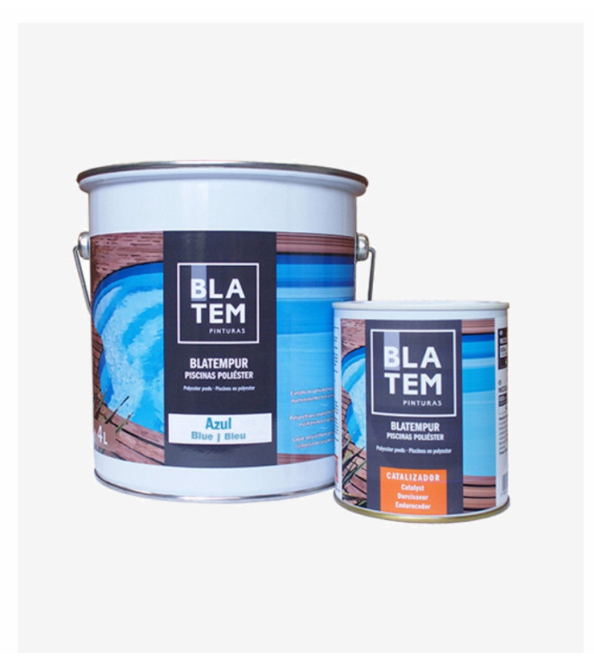 PINTURA PISCINAS BLATEMPUR PISCINAS POLIESTER 3,2L+800ML BLATEM