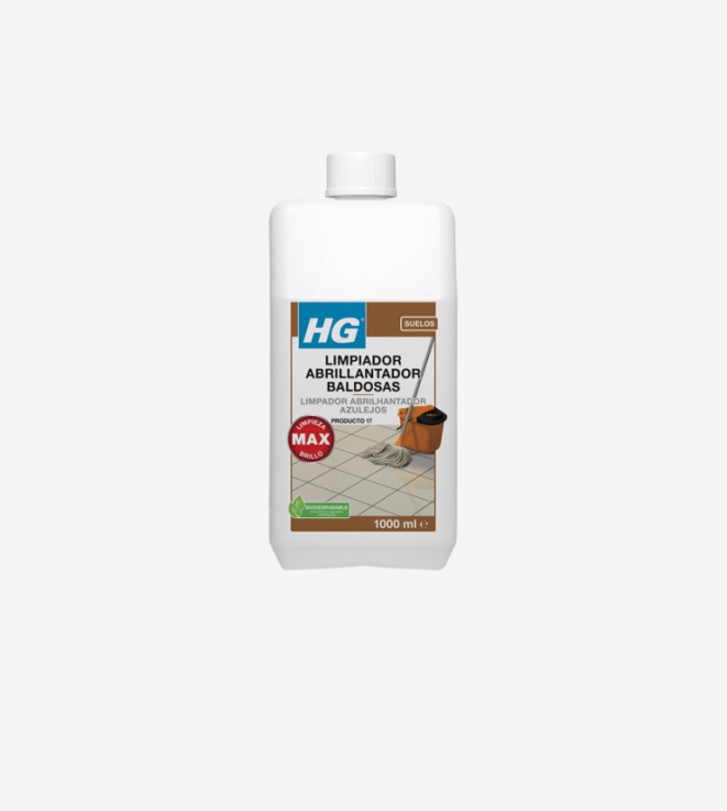 LIMPIADOR ABRILLANTADOR USO DIARIO BALDOSAS HG 1L