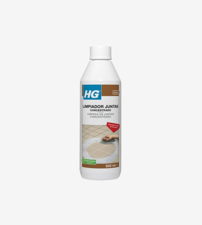 LIMPIADOR CONCENTRADO JUNTAS SUELOS Y PAREDES HG 500ML