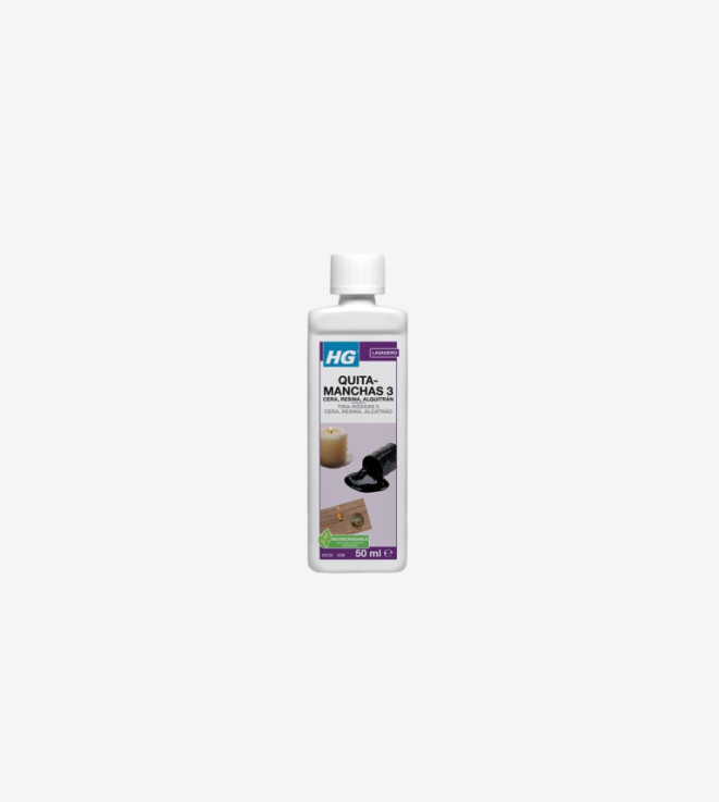 LIMPIADOR MANCHAS CERA, RESINA, ALQUITRAN (Nº3) HG 50ML