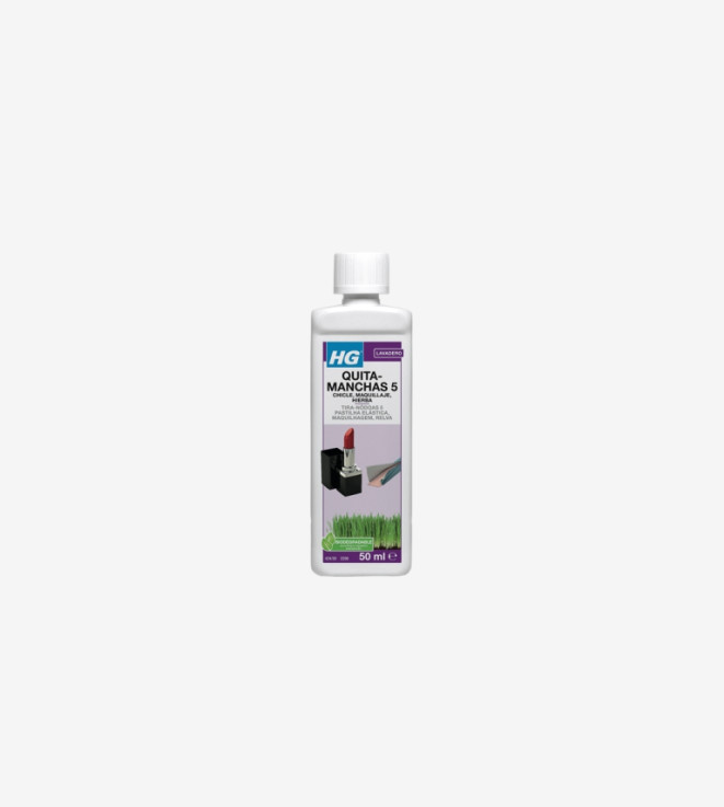 LIMPIADOR MANCHAS CHICLE, MAQUILLAJE, ACUARELAS (Nº5) HG 50ML