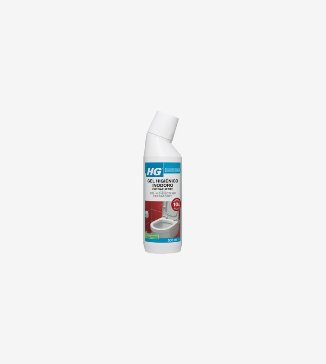 LIMPIADOR GEL HIGIÉNICO EXTRAFUERTE INODORO HG 500ML