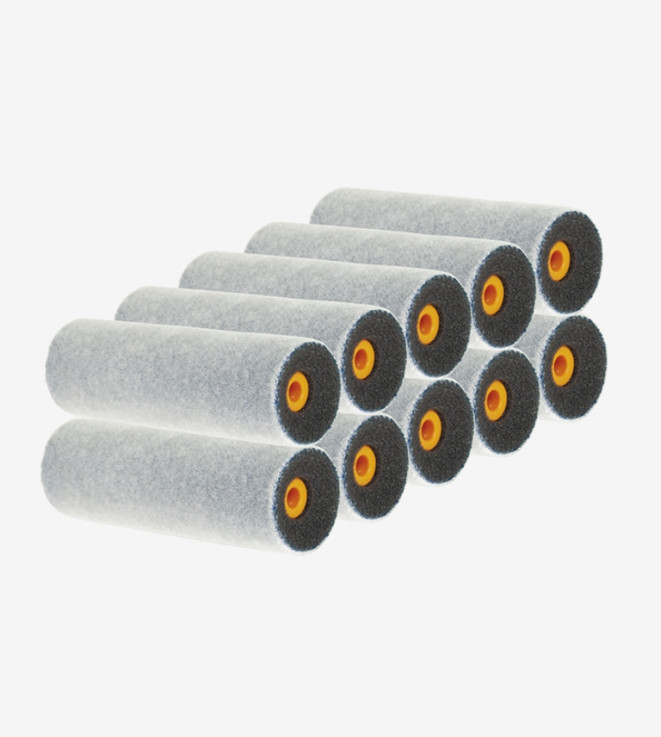 RECAMBIO PACK 10 MINI FLOCADO CONCAVO NEGRO 11CM PENTRILO