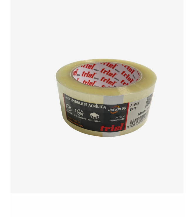 CINTA PRECINTO TRASPARENTE 63MX48MM