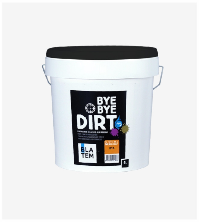 PINTURA PLASTICA ESPECIAL BYE BYE DIRT MATE SEDOSO BLATEM