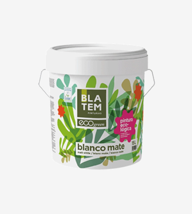 PINTURA PLASTICA MATE ECOLOGICA ECO GREEN BLATEM