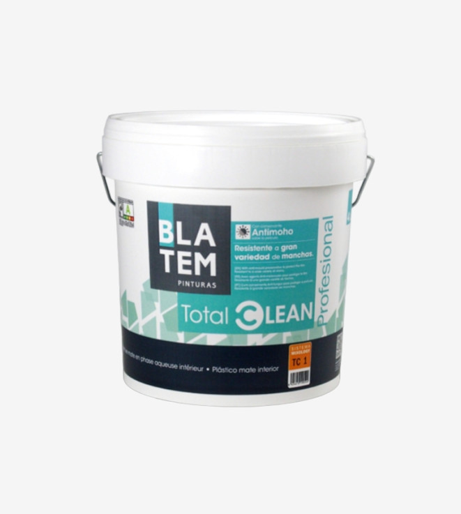 PINTURA PLASTICA MATE TOTAL CLEAN BASE BLATEM