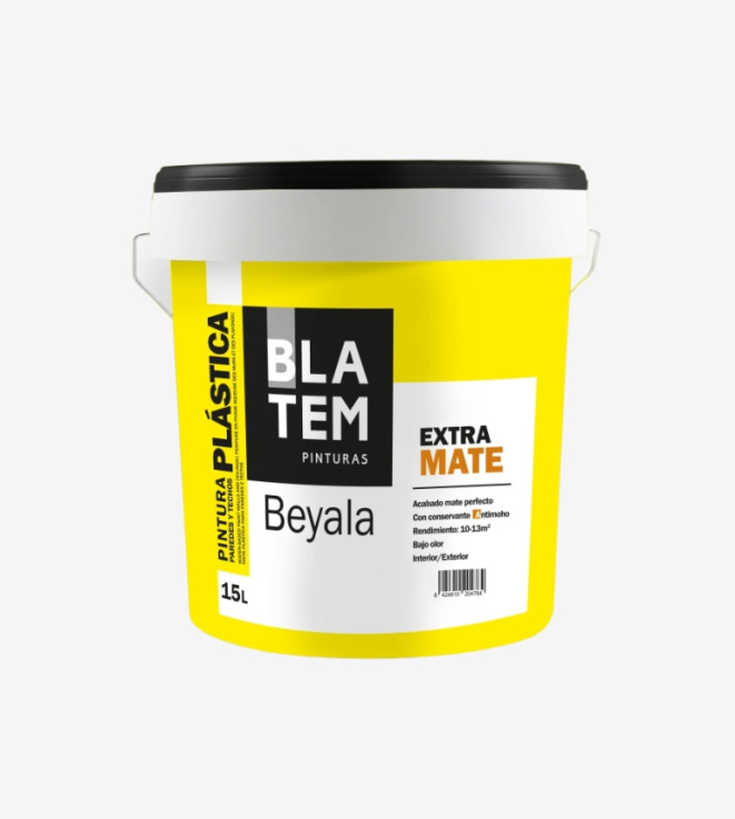 PINTURA PLASTICA MATE BEYALA EXTRA MATE BLANCO BLA