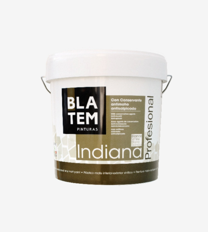 PINTURA PLASTICA MATE INDIANA BLANCO BLATEM