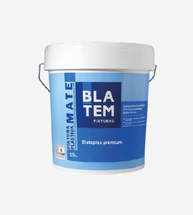 PINTURA ACRILICA MATE BLATEPLAS PREMIUM BLANCO BLA