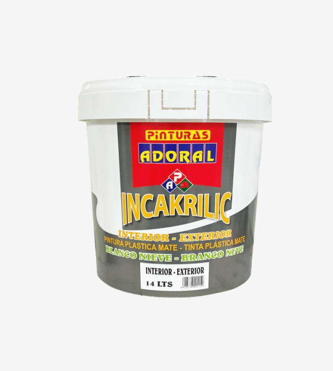 PINTURA PLASTICA MATE INCAKRIL INTERIOR-EXTERIOR B