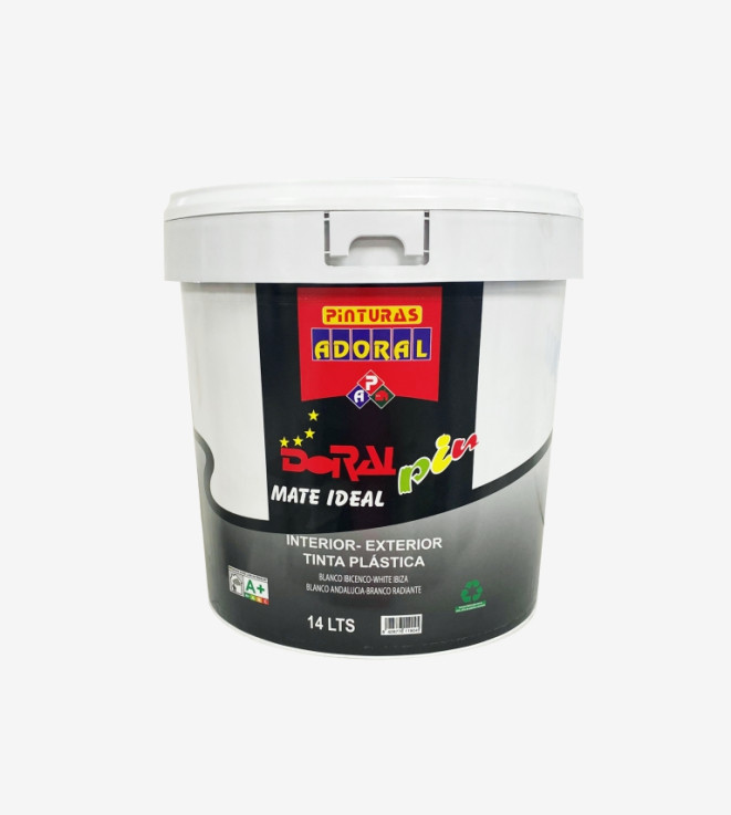 PINTURA PLASTICA MATE IDEAL BLANCO ADORAL