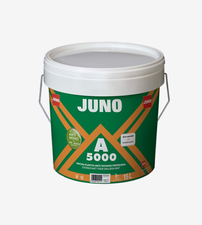 PINTURA PLASTICA MATE BLANCO A-5000 JUNO