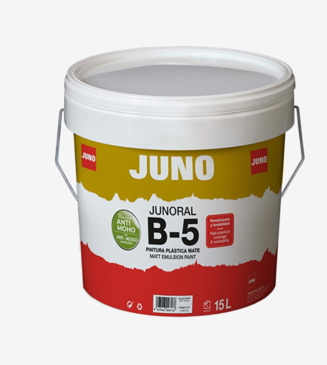 PINTURA PLASTICA MATE BLANCO B-5 JUNO