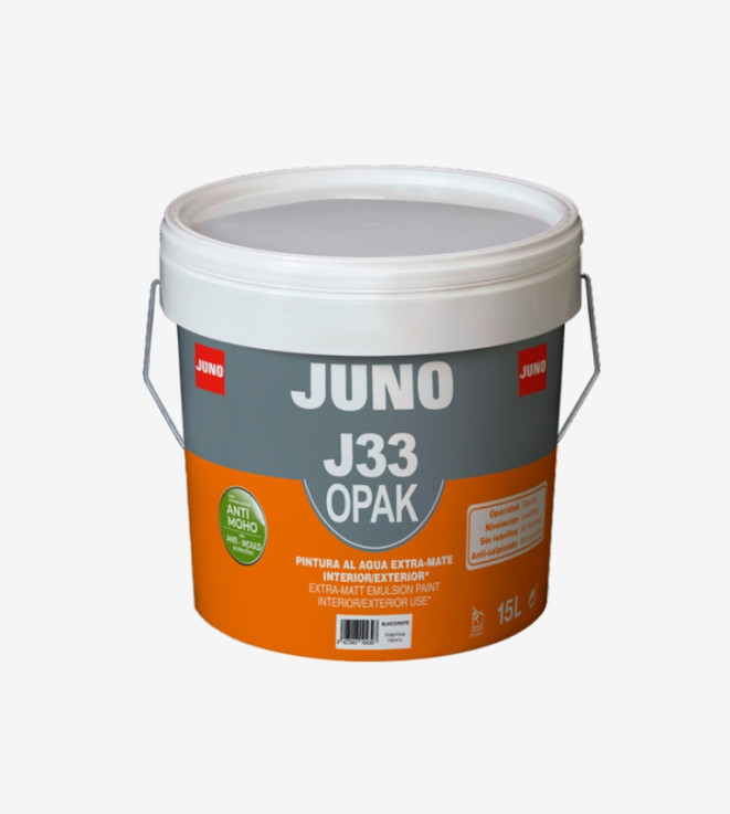 PINTURA PLASTICA MATE BLANCO J33 OPACK JUNO