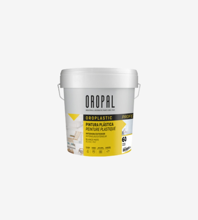 PINTURA PLASTICA MATE BLANCO OROPLASTIC 60 OROPAL