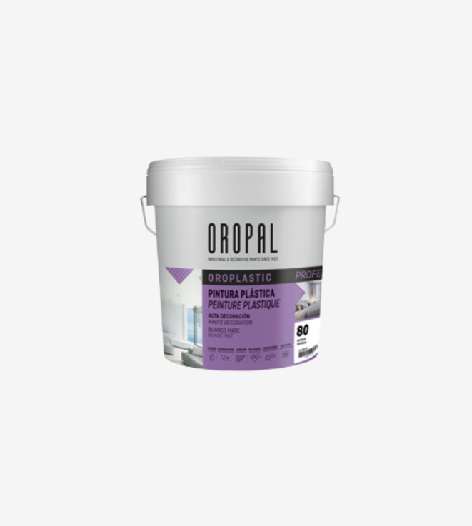 PINTURA PLASTICA MATE BLANCO OROPLASTIC 80 OROPAL