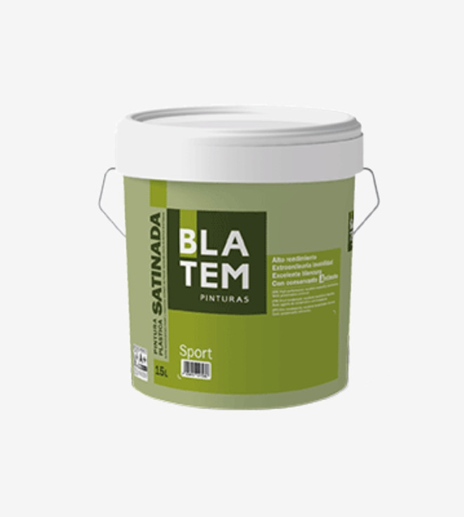 PINTURA PLASTICA SATINADA SPORT BASE BLATEM