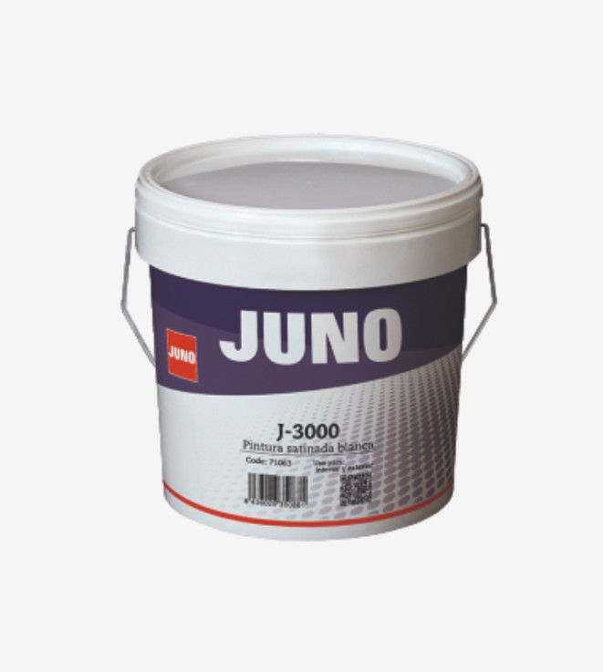 PINTURA PLASTICA SATINADA J-3000 BLANCO JUNO