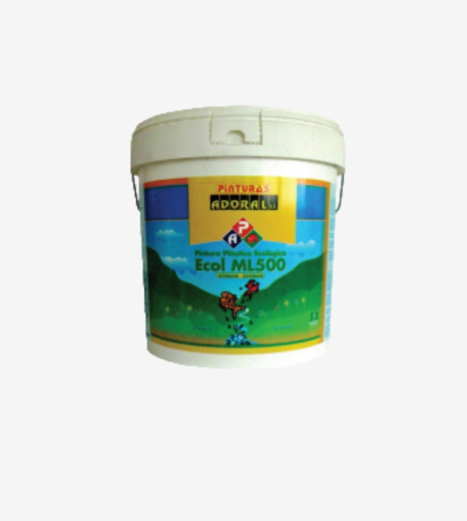 PINTURA PLASTICA MATE ECOLOGICA BLANCA ECOL ML500