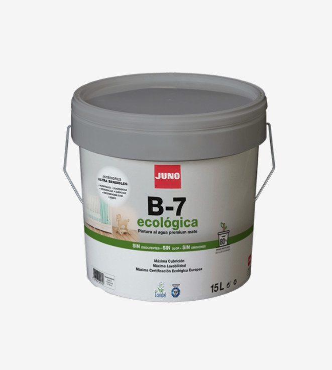 PINTURA PLASTICA MATE ECOLOGICA JUNORAL B-7 JUNO
