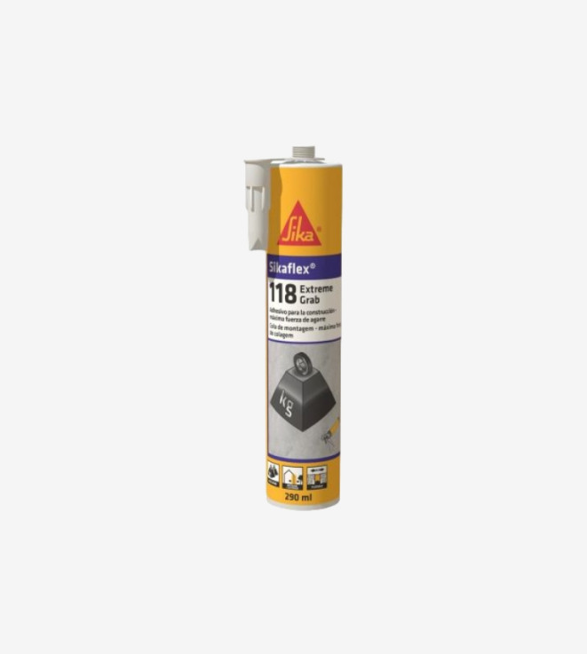 ADHESIVO Y SELLADOR SIKAFLEX 118 EXTREME GRAB BLANCO SIKA 300ML