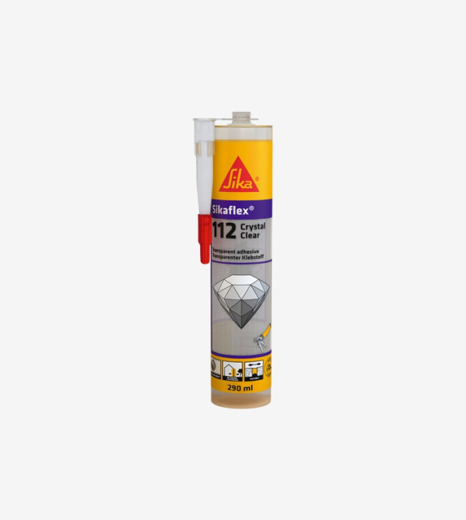ADHESIVO Y SELLADOR SIKAFLEX-112 CRYSTAL CLEAR SIKA 300ML